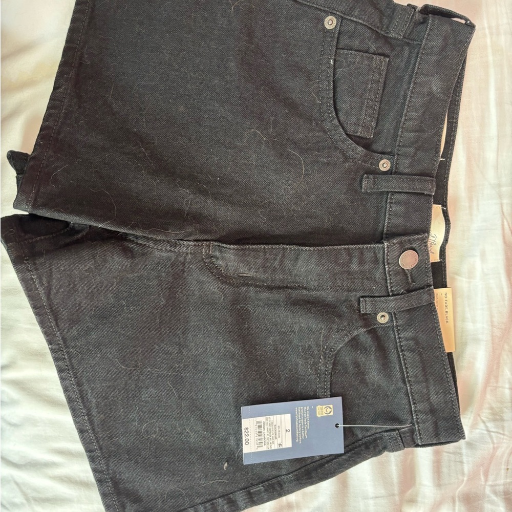 Universal Thread High Rise 90s Black Denim Shorts